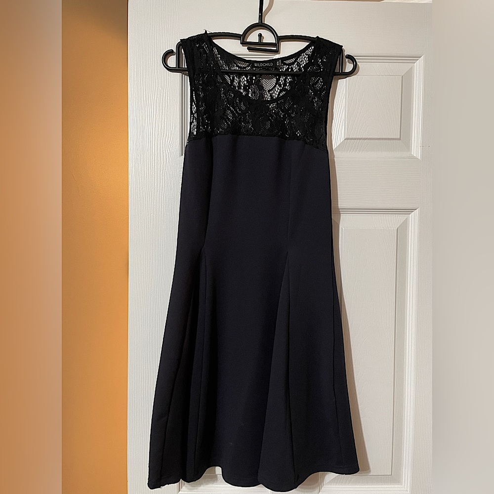 Wild Child Lace Collar Dress